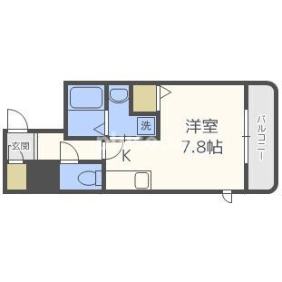 ビバーナ日本橋の物件間取画像