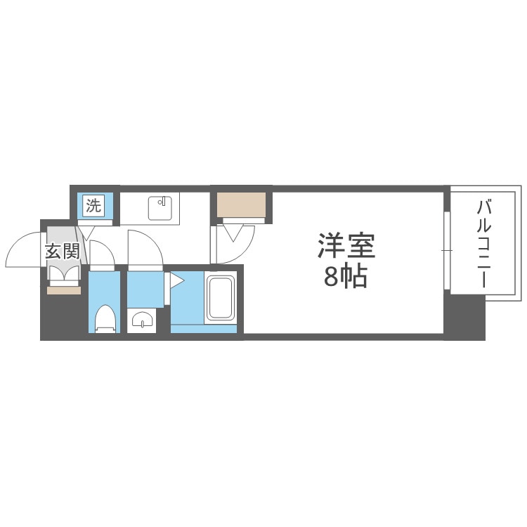 カーサレグラス城東セントラルの物件間取画像