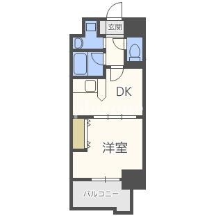 ブランクレール谷町の物件間取画像