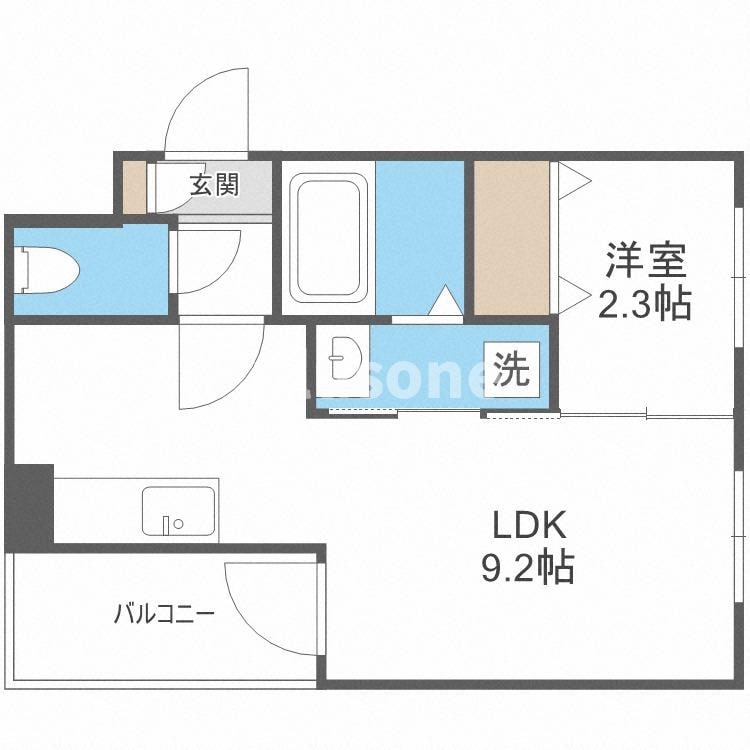 MOVE TSUKAMOTOの物件間取画像