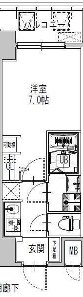 S-RESIDENCE難波大国町Tresの物件間取画像