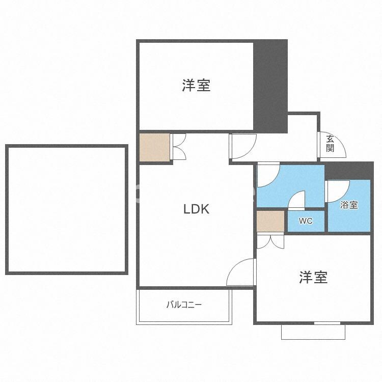 パティオ小松の物件間取画像