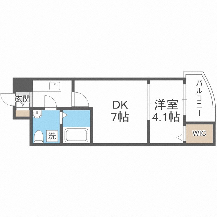 SEST北浜の物件間取画像