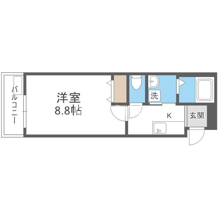 フジパレス出来島ＷＥＳＴⅢ番館の物件間取画像