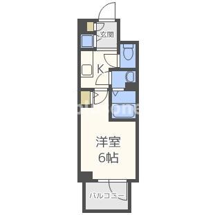 エスリード難波ステーションゲートノーステラスの物件間取画像