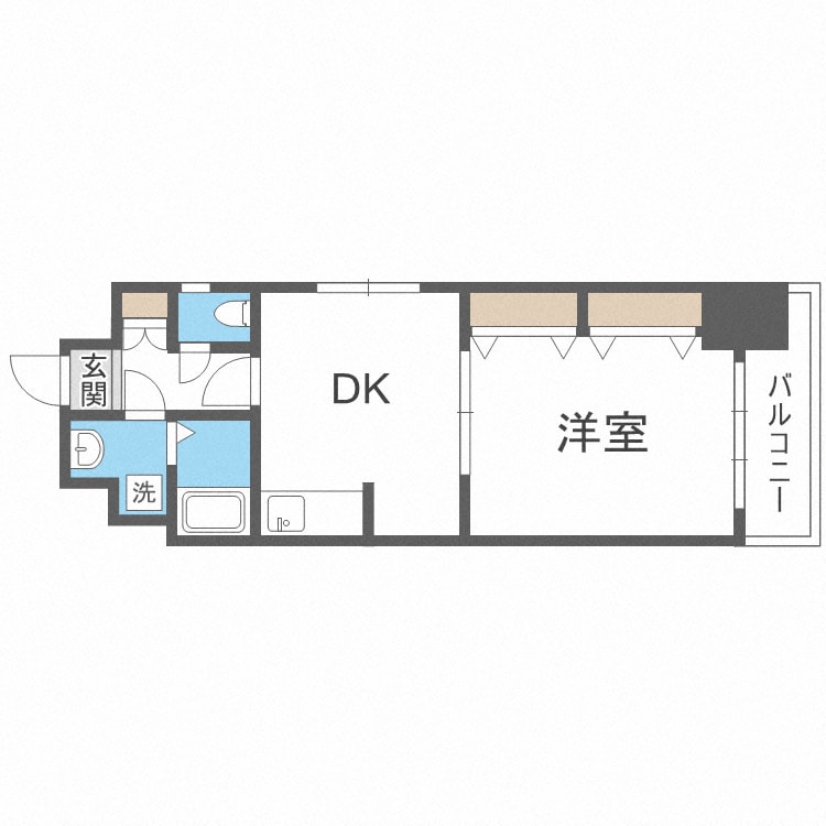 セントアミール南久宝寺の物件間取画像