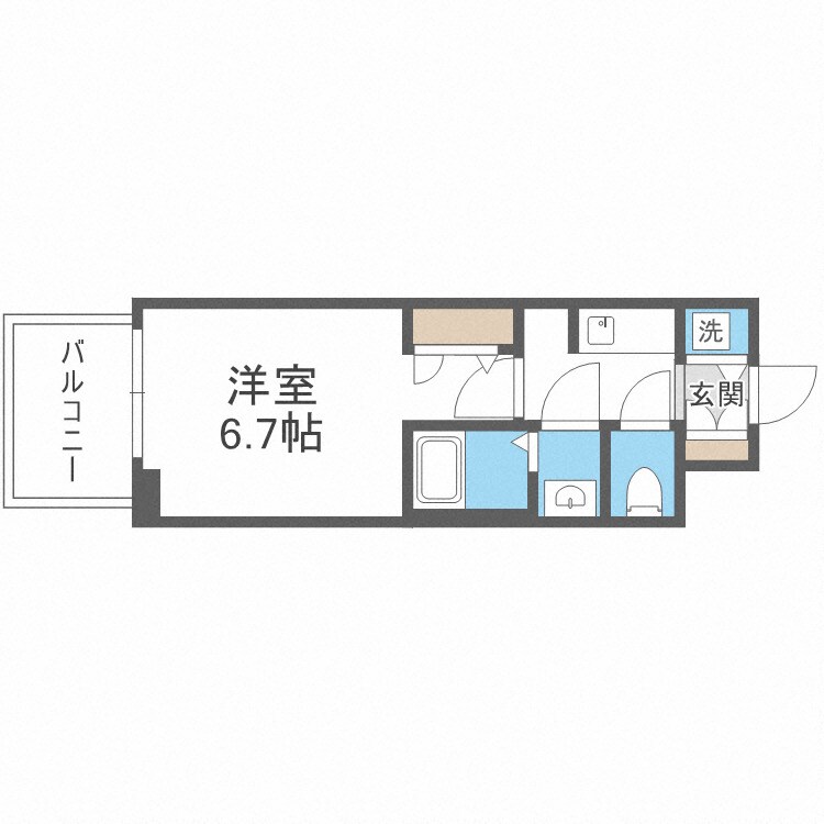 S-RESIDENCE都島Luxの物件間取画像