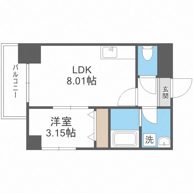 GRAND STEADY新梅田の物件間取画像