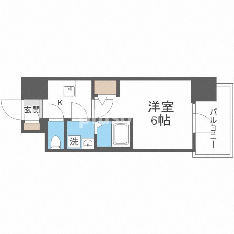 エスリード弁天町グランツの物件間取画像