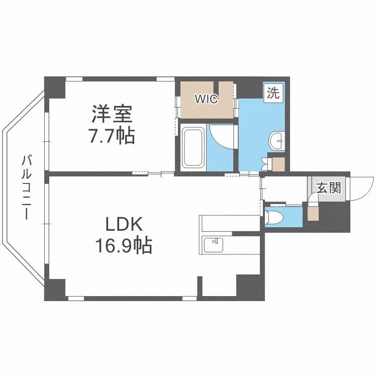 天満橋駅 徒歩7分 11階の物件間取画像