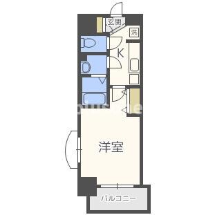 Luxe都島Ⅲの物件間取画像