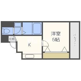 クレセール阿波座の物件間取画像