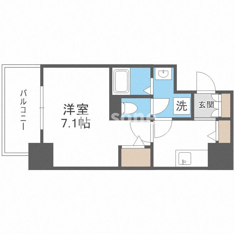 アドバンス上町台シュタットの物件間取画像