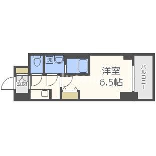 S-RESIDENCE阿波座WESTの物件間取画像