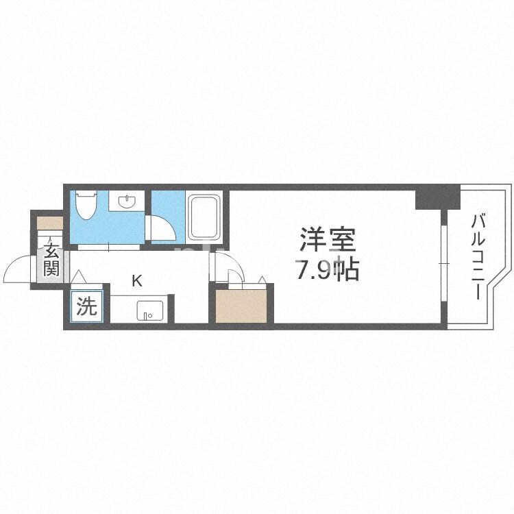 アーデン堺筋本町の物件間取画像