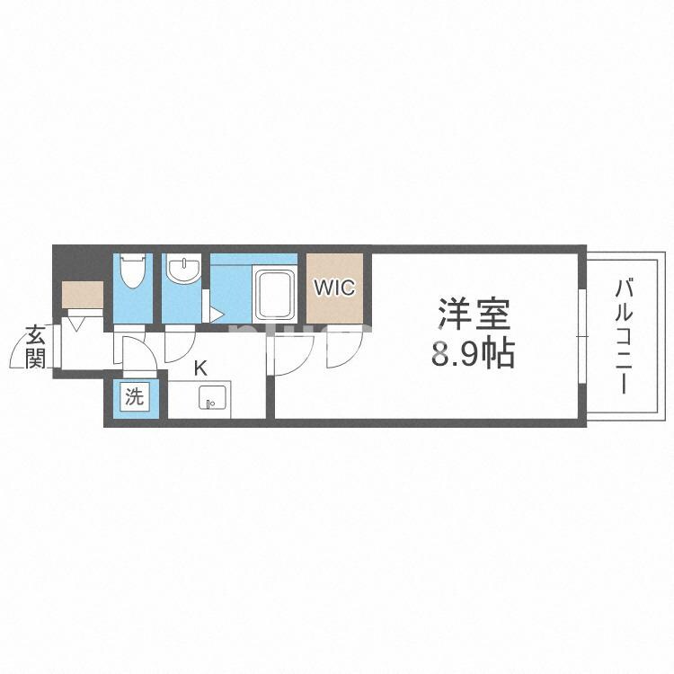 エスリード弁天町グロリアの物件間取画像