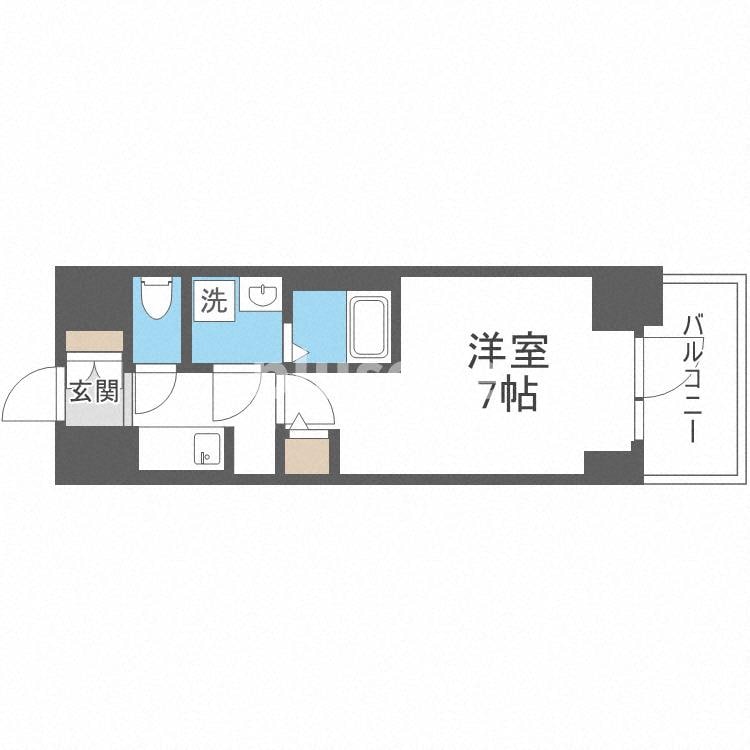 S-RESIDENCE福島Alovitaの物件間取画像