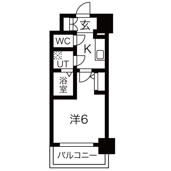 エスリード福島グレイスの物件間取画像