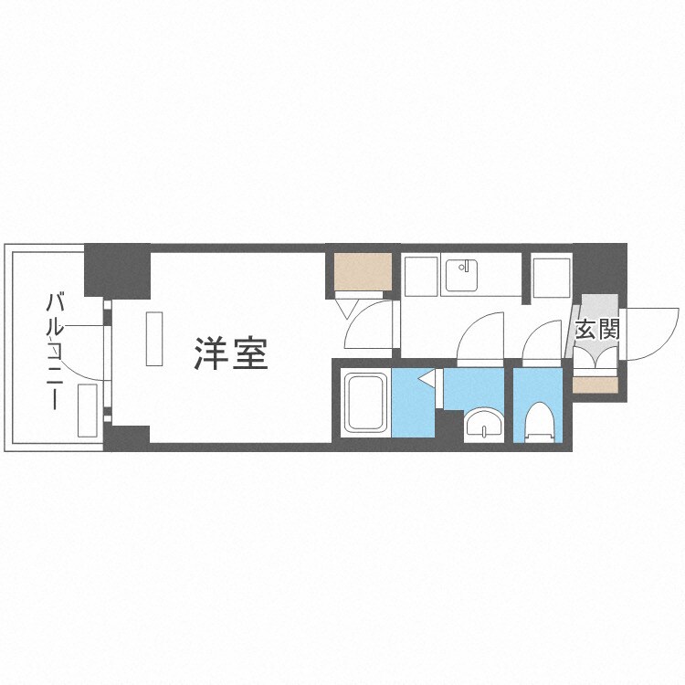 プレサンス福島ミッドエルの物件間取画像