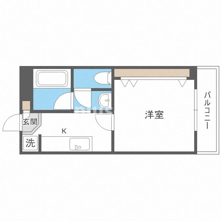 サンフラッツ新大阪 別館の物件間取画像