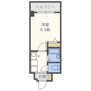 ウィンヒルズ難波南の物件間取画像