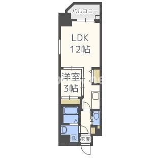 ラ・フォルム本町WESTの物件間取画像