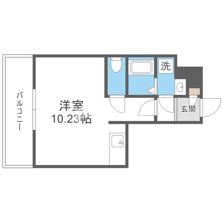 ArtizA西長堀の物件間取画像