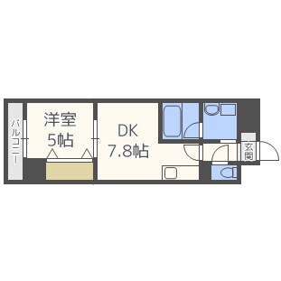 サージュ天王寺の物件間取画像