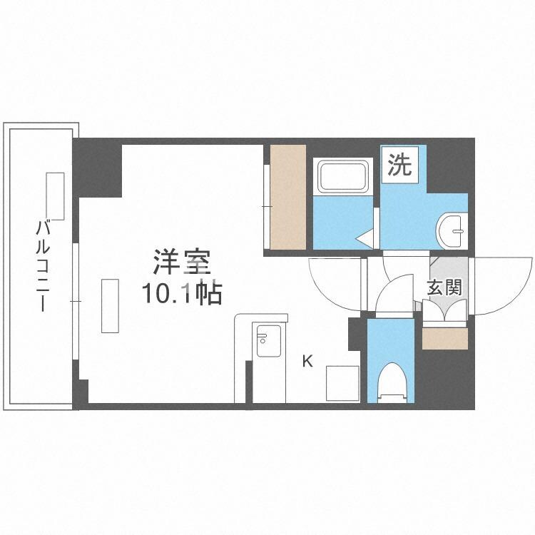 十三駅 徒歩10分 4階の物件間取画像