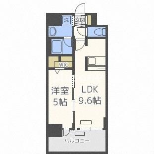 プレサンス梅田東クォーレの物件間取画像