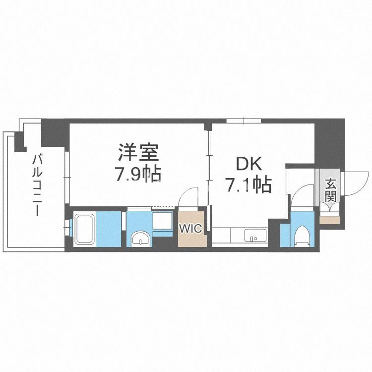 ビバーチェ鷺洲の物件間取画像