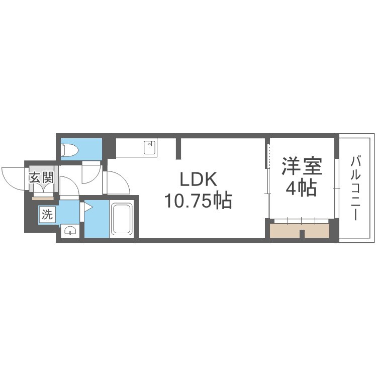 アルティザ南堀江の物件間取画像