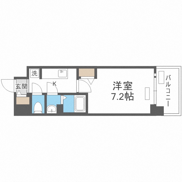 プレサンス大国町ラヴェニールの物件間取画像