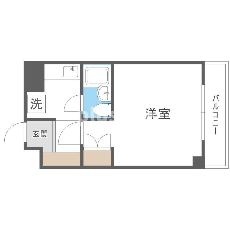 チサンマンション心斎橋二番館の物件間取画像