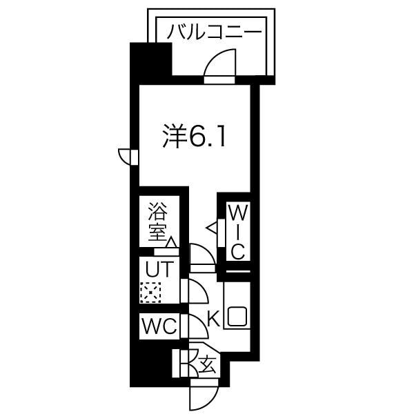 ワールドアイ梅田WESTの物件間取画像