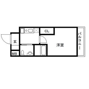 海老江駅 徒歩3分 10階の物件間取画像