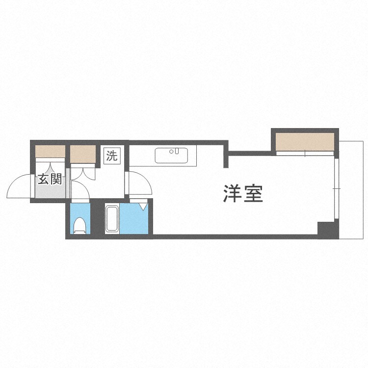 日宝ライフ桜宮の物件間取画像