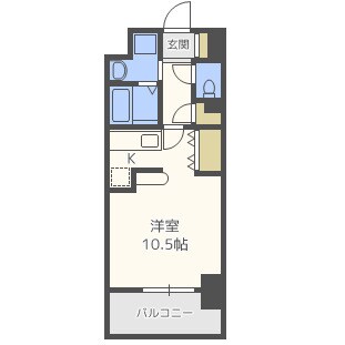 ブランクレール谷町の物件間取画像