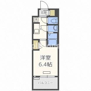 プレサンス淡路駅前の物件間取画像