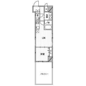 南堀江プライマリーワンの物件間取画像