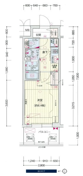 プレサンス　梅田北　ディアの物件間取画像