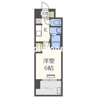 エステムコート中之島ＧＡＴＥIIの物件間取画像