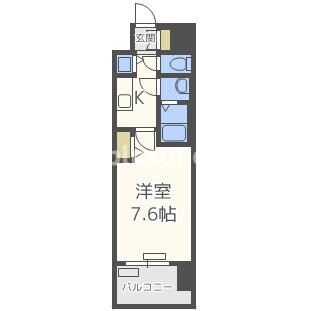 プレサンス松屋町駅前デュオの物件間取画像