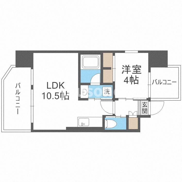 プレジオ都島北通の物件間取画像