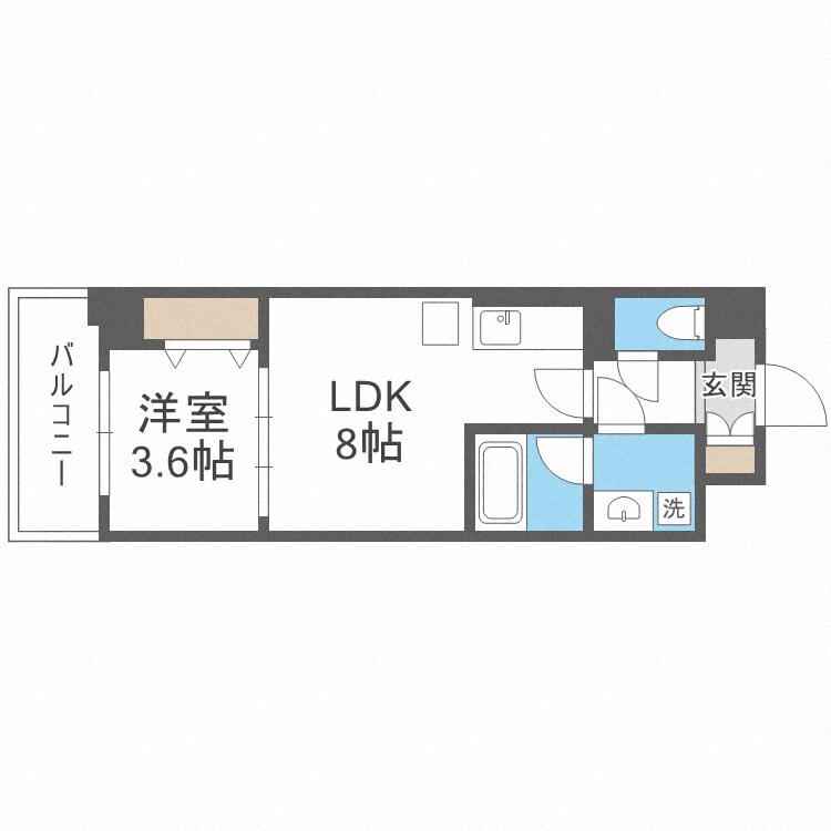 アルブル都島の物件間取画像