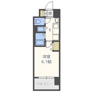 プレサンス天満橋アンジェの物件間取画像