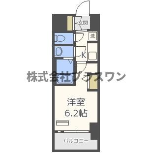 エステムコートディアシティWESTの物件間取画像