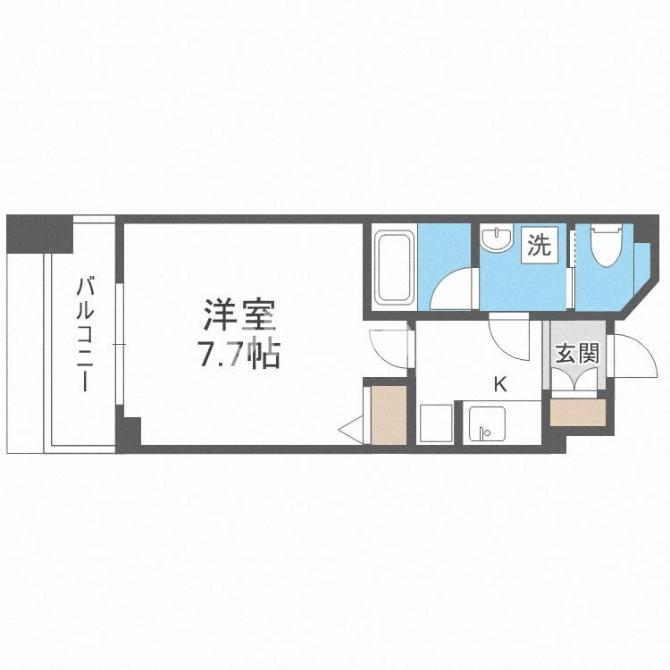 エスティメゾン京橋の物件間取画像