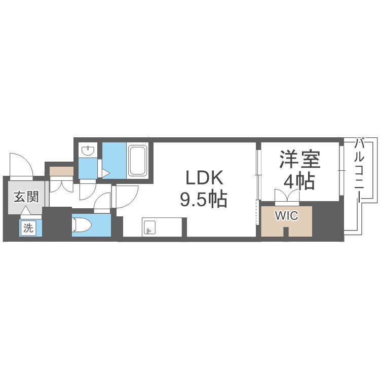 アルティザ南堀江の物件間取画像