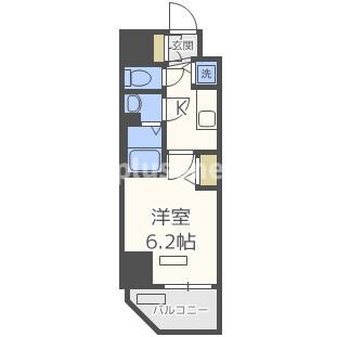 プレサンス北堀江の物件間取画像